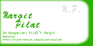 margit pilat business card